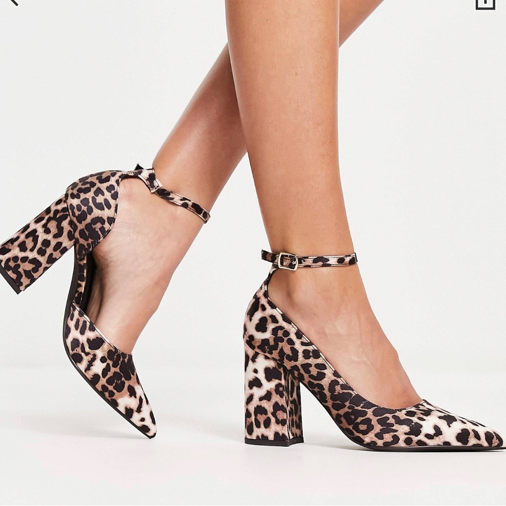 Leopard chunky pointy 9 new